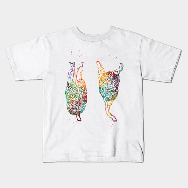 Lymph node Kids T-Shirt by erzebeth